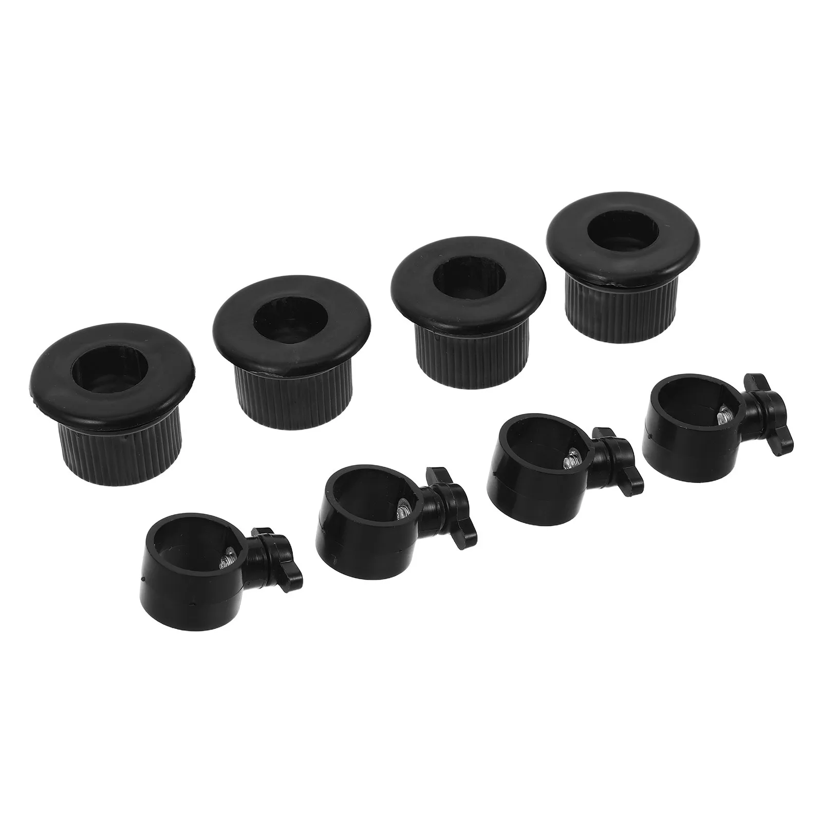 

4 шт., пластиковая вращающаяся стойка с резьбой, аксессуар для дисплея ювелирных изделий, регулируемый поворотный механизм, компактный органайзер, дисплей