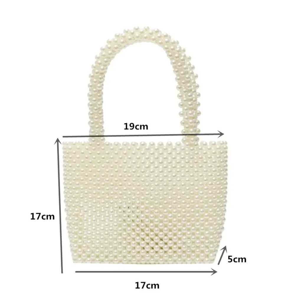 New Small bag ladies beaded shoulder bag ladies party retro handbag Ins small flip bag Small  pearl bag banquet wedding handbag