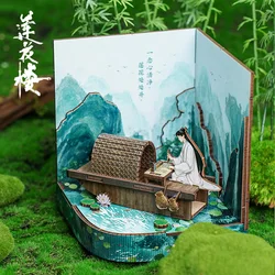 TV Shown Lotus Casebook Lian Hua Lou Li Lianhua Official Wooden Fittings Furniture Display Cosplay Props