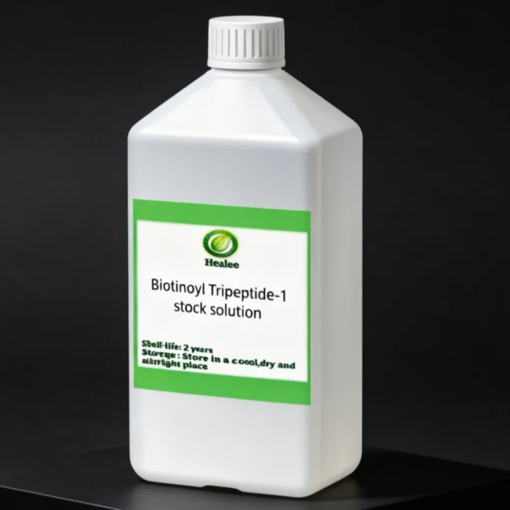 Hot Selling Biotinoyl Tripeptide-1 Stock Solution for Cosmetics and Skincare Products