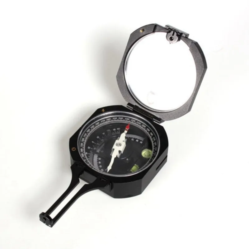 Portable Geological Compass Instrument Precise Anti-magnetic Property Multifunctional Compasses Nature Hike Camping Survival