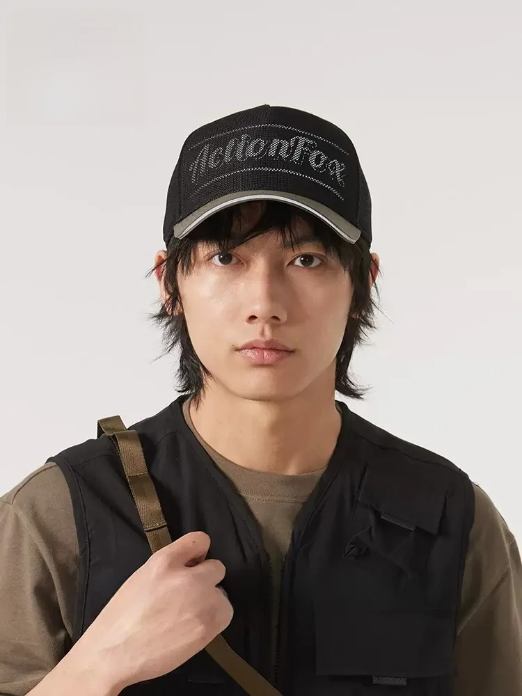 outdoor-breathable-uv-protection-baseball-cap-men's-spring-summer-fashionable-duckbill-hat-casual-style-round-top-polyester-f