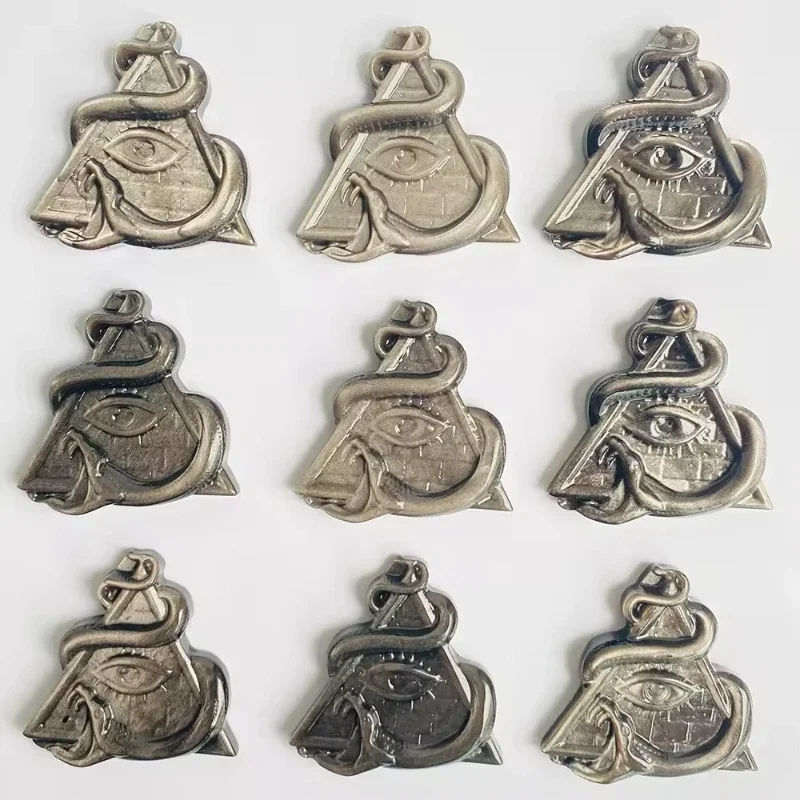 1 قطعة عين كوارتز سبج ذهبي طبيعي مع عين بروفيدنس وتماثيل ثعبان ، كوارتز كريستال ، هدية كريستال لتزيين المنزل