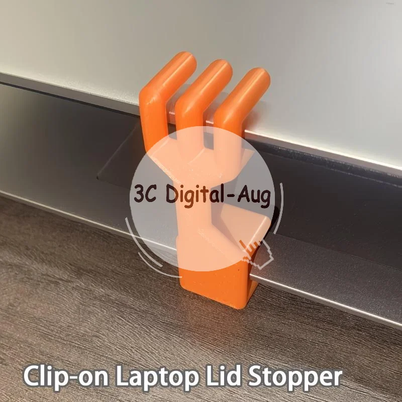 Anti-Closing Portable Laptop Cooling Stand Universal Lid Stopper Compact Holder for Business Travel Carry