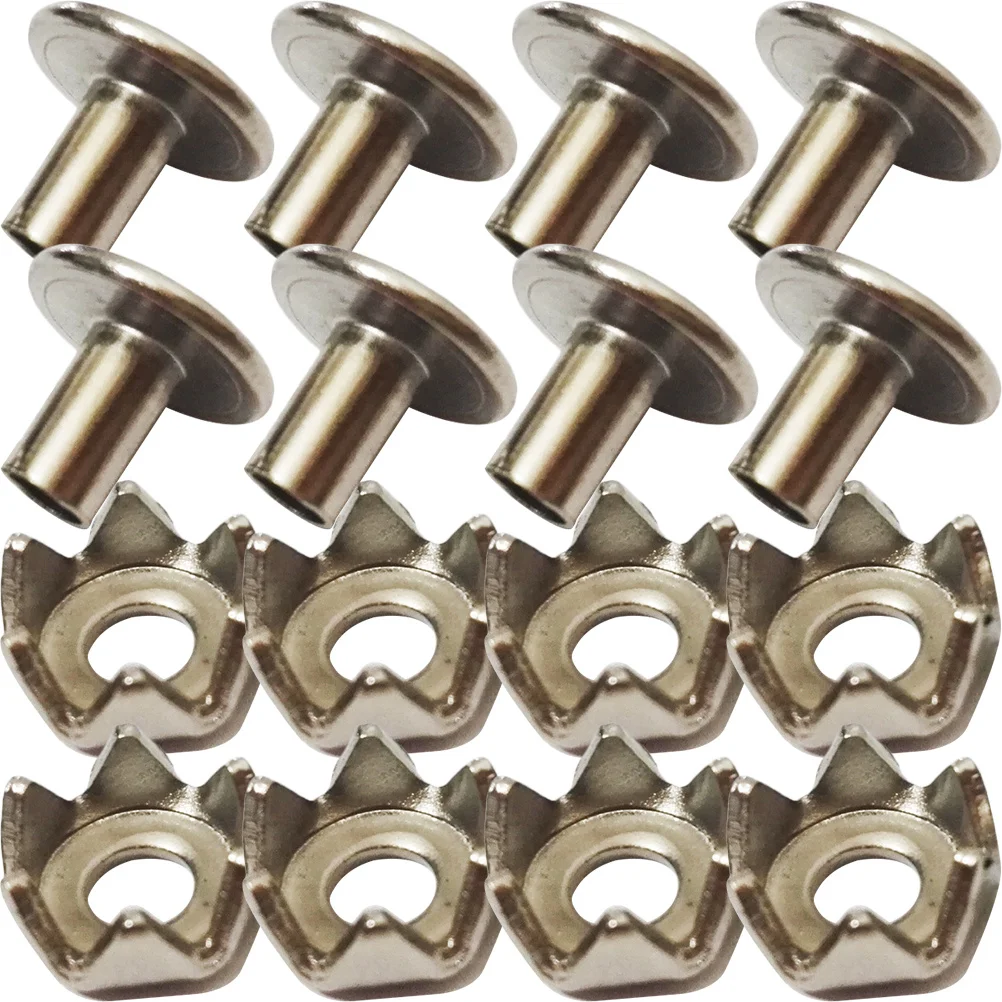 100 قطعة أحذية من الفولاذ المقاوم للصدأ المسامير عدم الانزلاق المضادة للانزلاق الأشرطة للأنشطة الشتوية في الهواء الطلق الأحذية المسامير