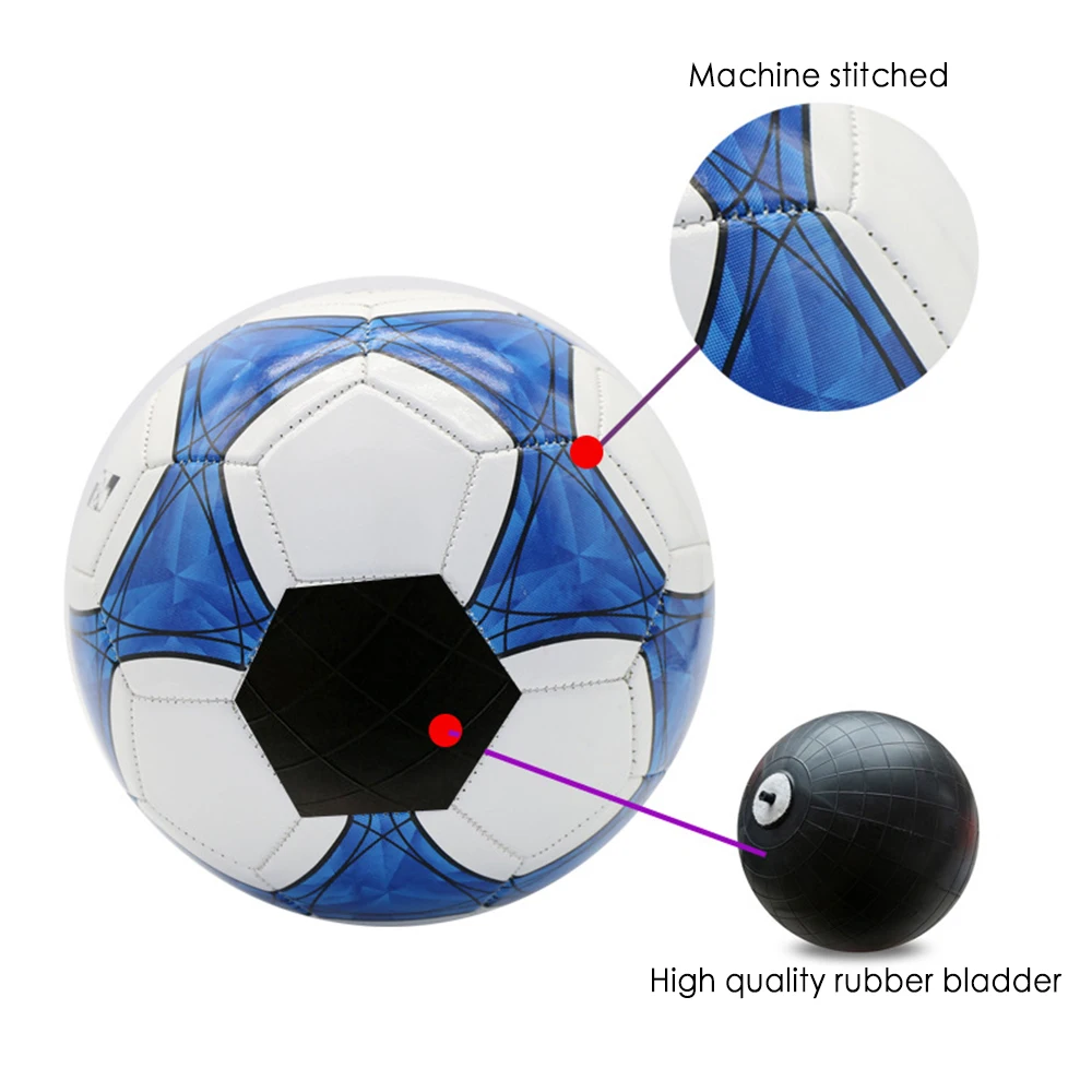 Professional Soccer Ball Standard Size 5 Football Machine-Stitched Football Goal League Ball Sport Training Outdoor for Youth