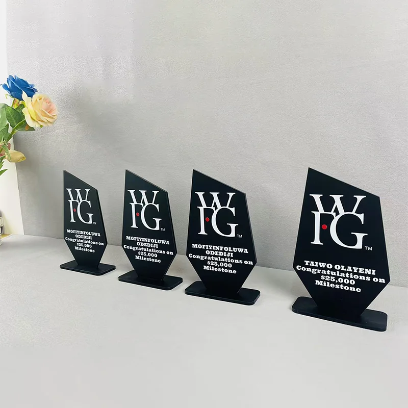 Custom Acrylic Award Plaque Employee Recognition Retirement Appreciation Corporate Award Custom Engraved Trophy