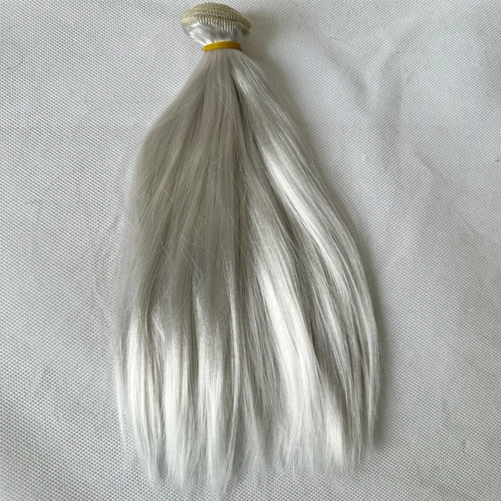 Long Straight Hair Doll Wig Milk Soft Silk High Quality Straight Doll Wig 25cm Soft Doll Hair Doll Synthetic Hair Wig