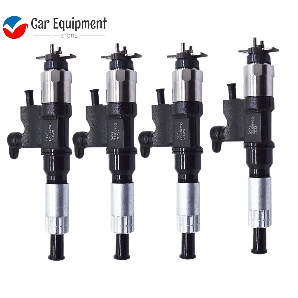 

4PCS Diesel Fuel Injectors 4HK1 FOR Denso Isuzu NPR NPR-HD 2001-2007 5.2L 095000-5471 973297035