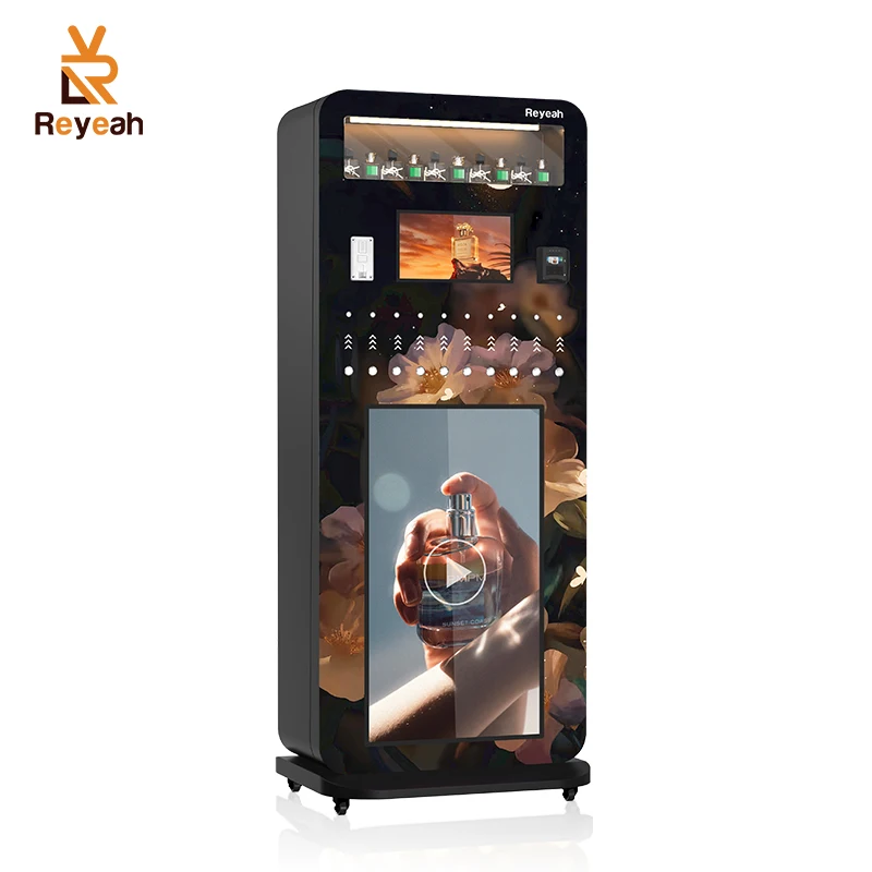 Credit Card Coin Payment System Metal Steel Vending Machine for Perfume Fragrance Spray for Shopping Mall Use with SDK Function