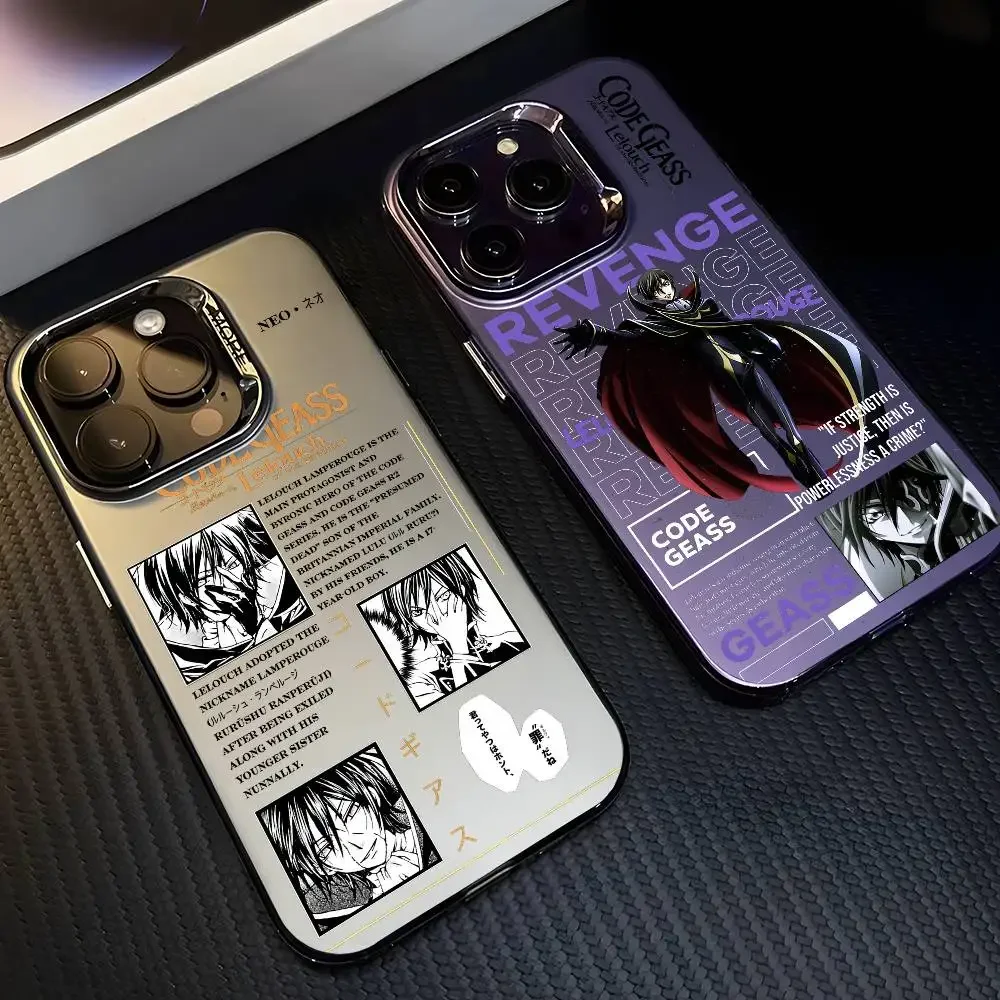 

Phone Case for Xiaomi Redmi Note 7 8 9 9S 10 11 12 13 14 Pro Plus 4G 5G Anti Fall Matte C-codeS Geass Lelouch Rebellion Cover