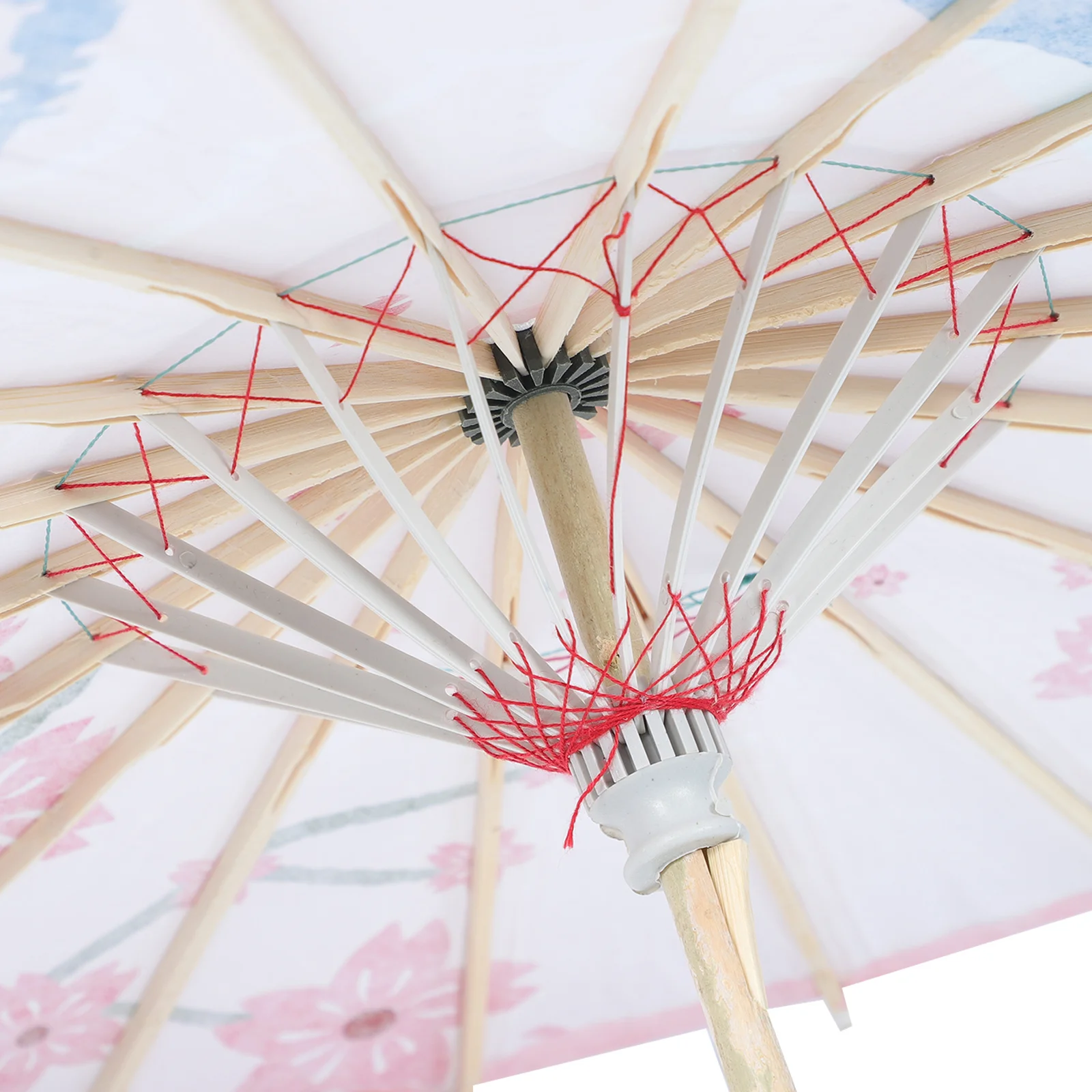 

Japanese Decorative Umbrella Wooden Handle Cloth Parasol Japanese Style for Party Wedding Photography Props Asian Umbrella Decor