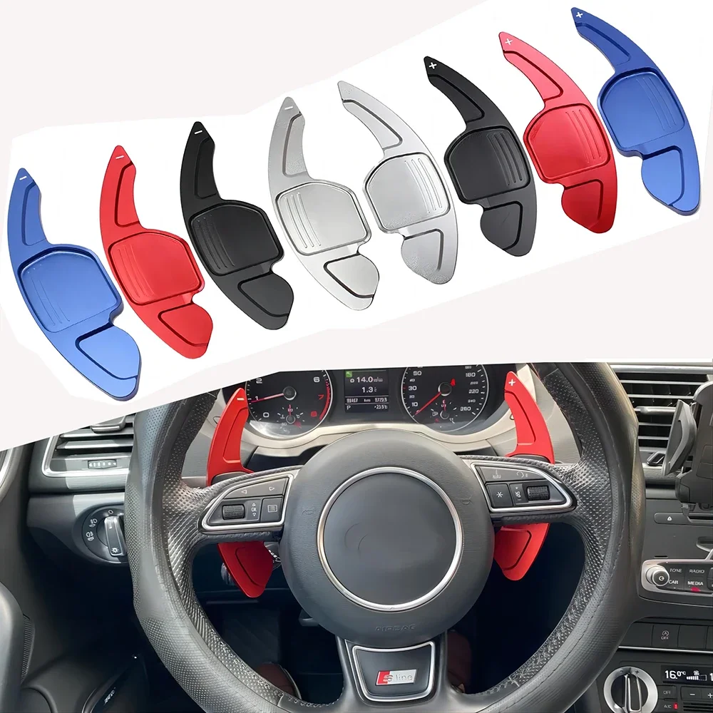 

Car Steering Wheel DSG Shift Paddle Extension For Audi TT TTS MK2 8J A5 S5 Coupe A4 B8 A3 8P S3 Q5 A8 R8 Sportback Quattro Sline