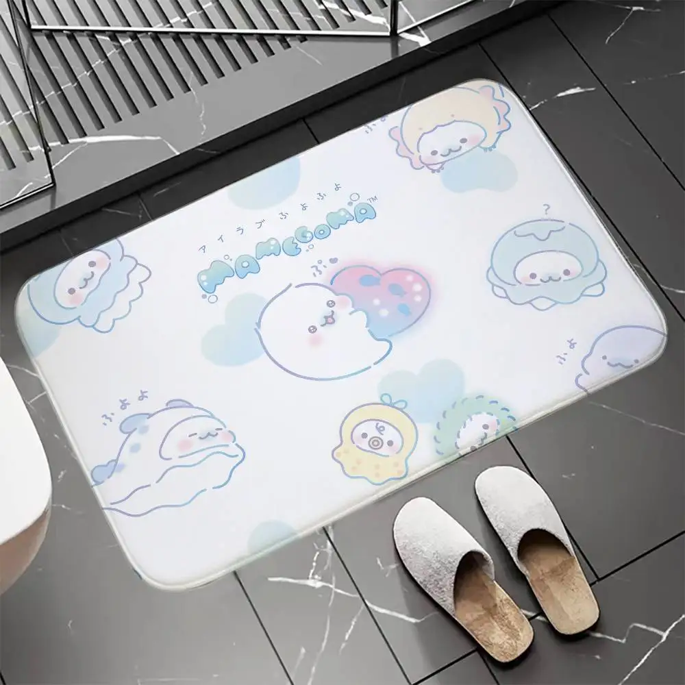 

M-Mamegoma Floor Mat Entrance Doormat Bath Mats Non-slip Mat Carpets Carpet Entrance of House Custom Kitchen