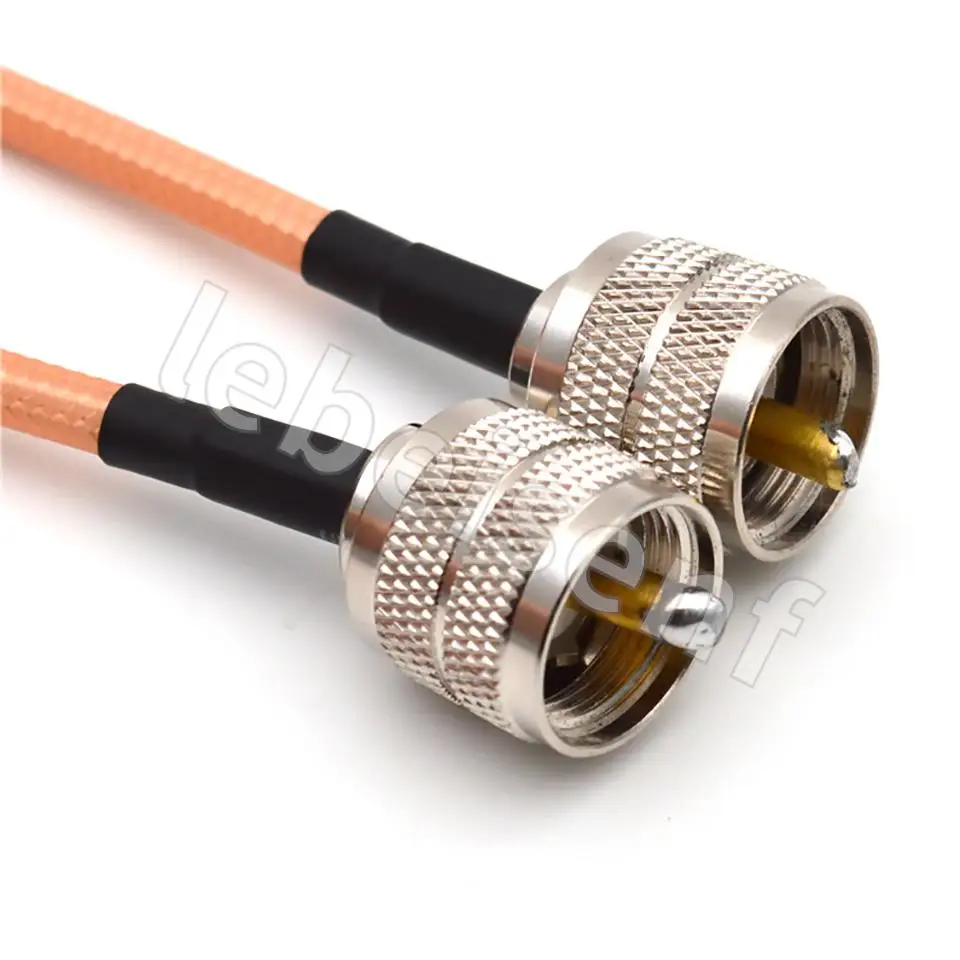 hand console cable SL16-JJ UHF-JJ M male to M male RG142 double shielded silver plating