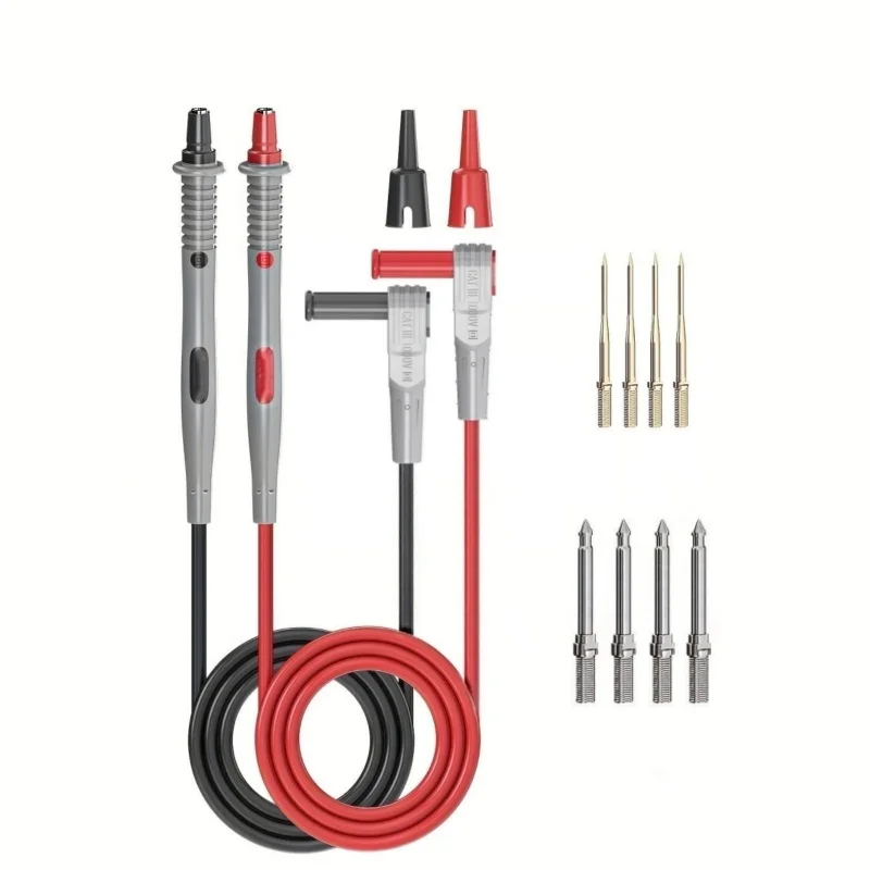 Series Universal Multimeter Probe Test Leads Kit with Replacement Needle Tester Tip IC SMD Test Hook Alligator Clip