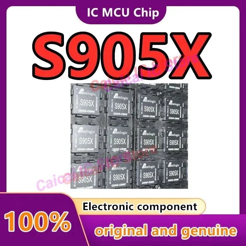10-1 قطعة الأصلي S905X رقاقة بغا لوحة مسطحة رقاقة رئيسية IC 100% جديد