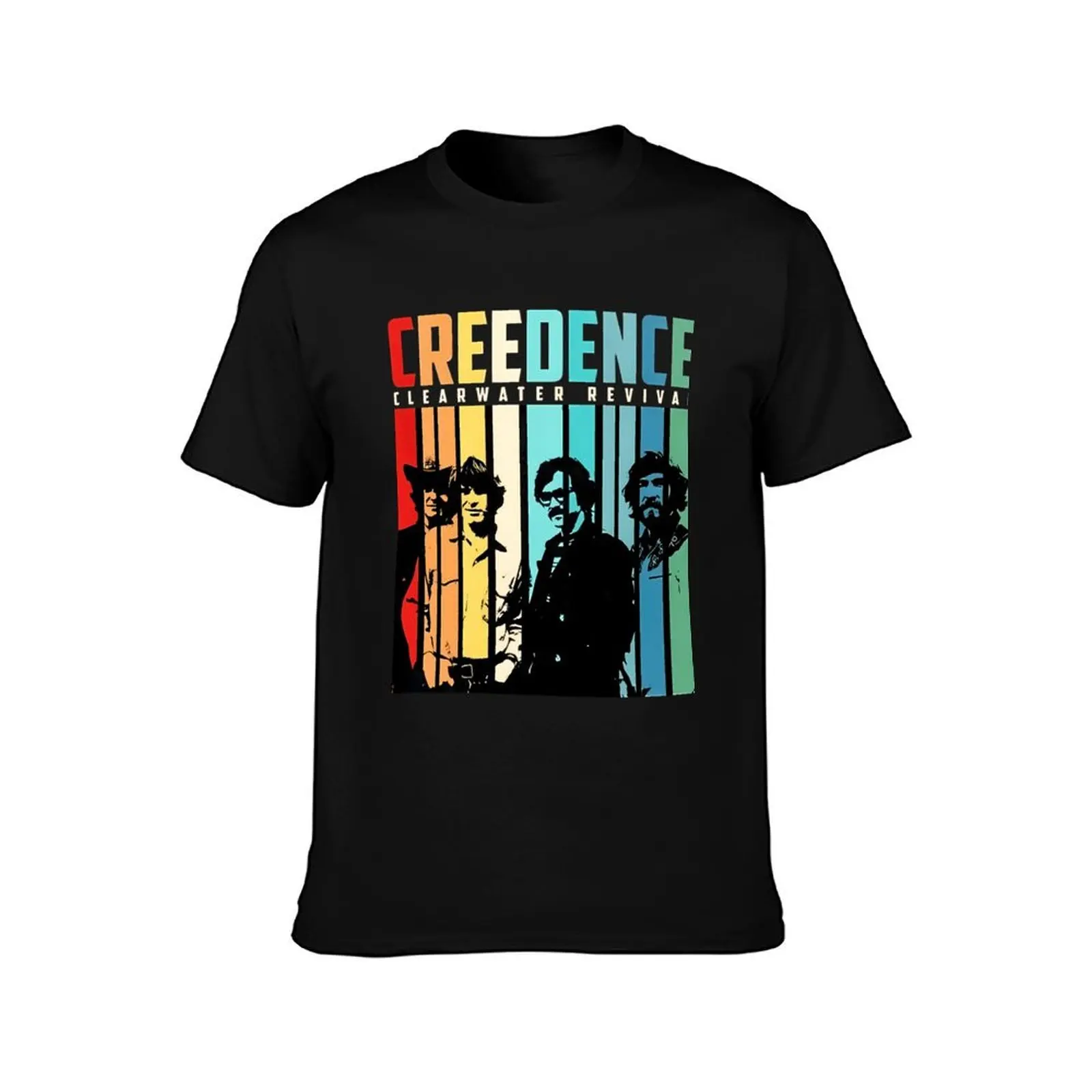 Creedence Clearwater Revivals T-Shirt Novelty Print Casual Tee Shirt