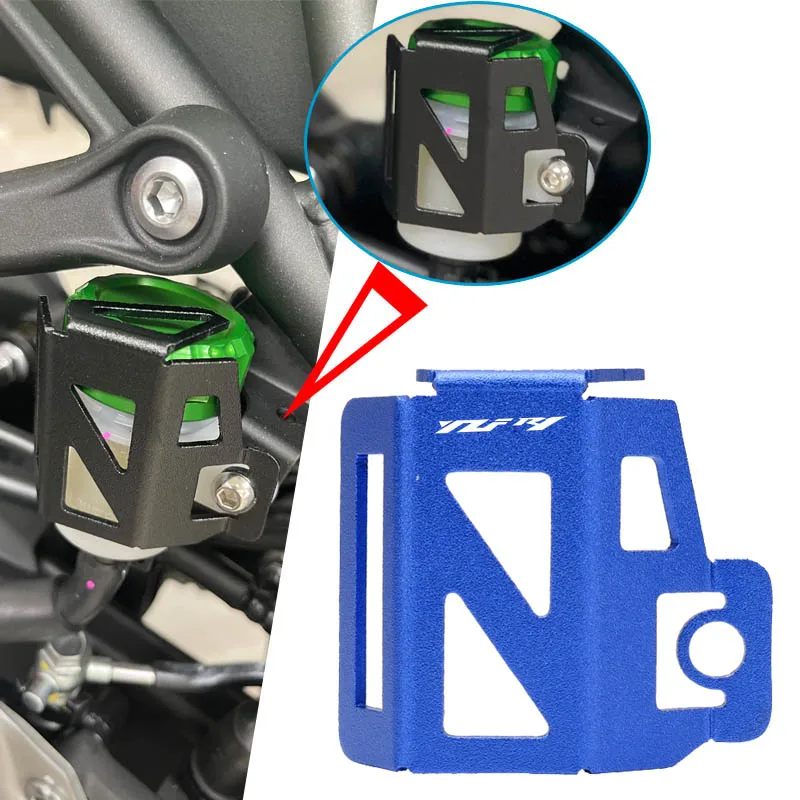 

Motorcycle Rear Brake Fluid Reservoir Cover Guard Oil Cup Protector For Yamaha YZF-R YZF-R6 YZF R1 R6