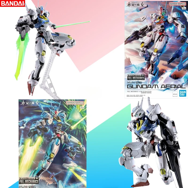 

【IN STOCK】BANDAI FULL MECHANICS 1/100 XVX-016 Gundam Aerial Permet Score 6 Anime Assembly Model Kit