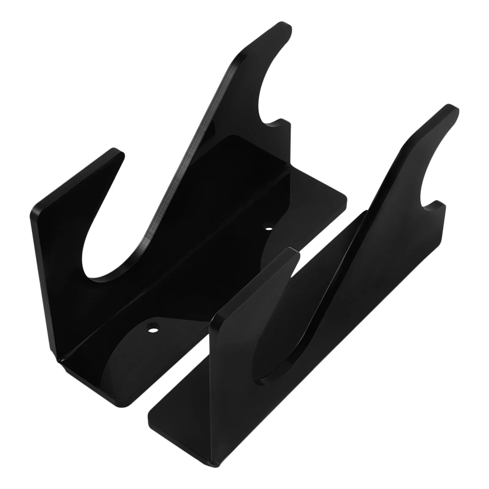 1Pair Wall Mounted Holder Acrylic Stand Display Rack Decorative Wall Storage Organizer Stable Load Bearing