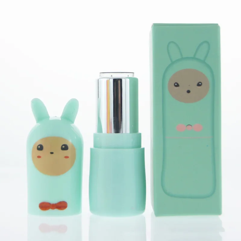 1 st Lege Lippenstift Buis 3.5g Lip Protector Verpakking kinderen Cartoon Leuke Alpaca Patroon Plastic Cosmetische Container met Doos