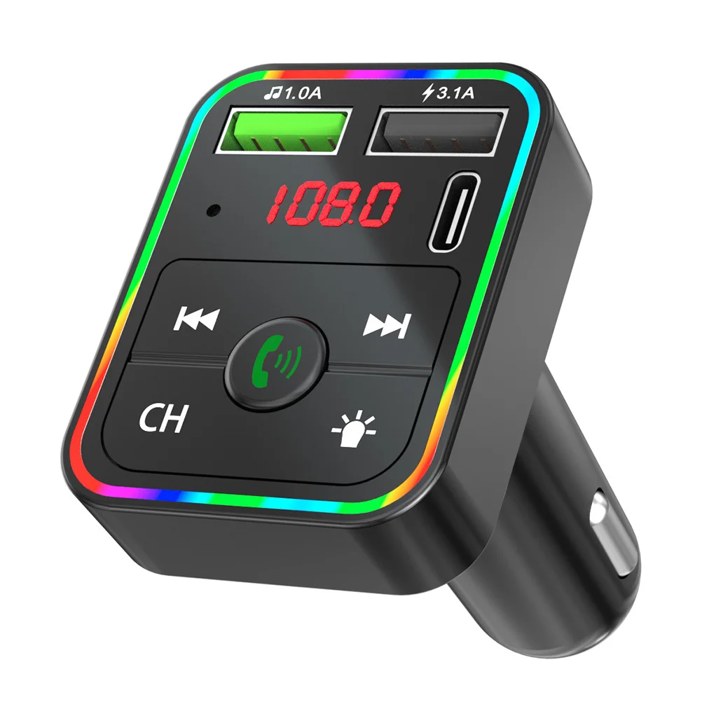 

Car Mp3 Player Dual USB Charging Fm Transmitter Adapter Wireless Music Player Durable Design Auto Pairing Wireless Car Adapter