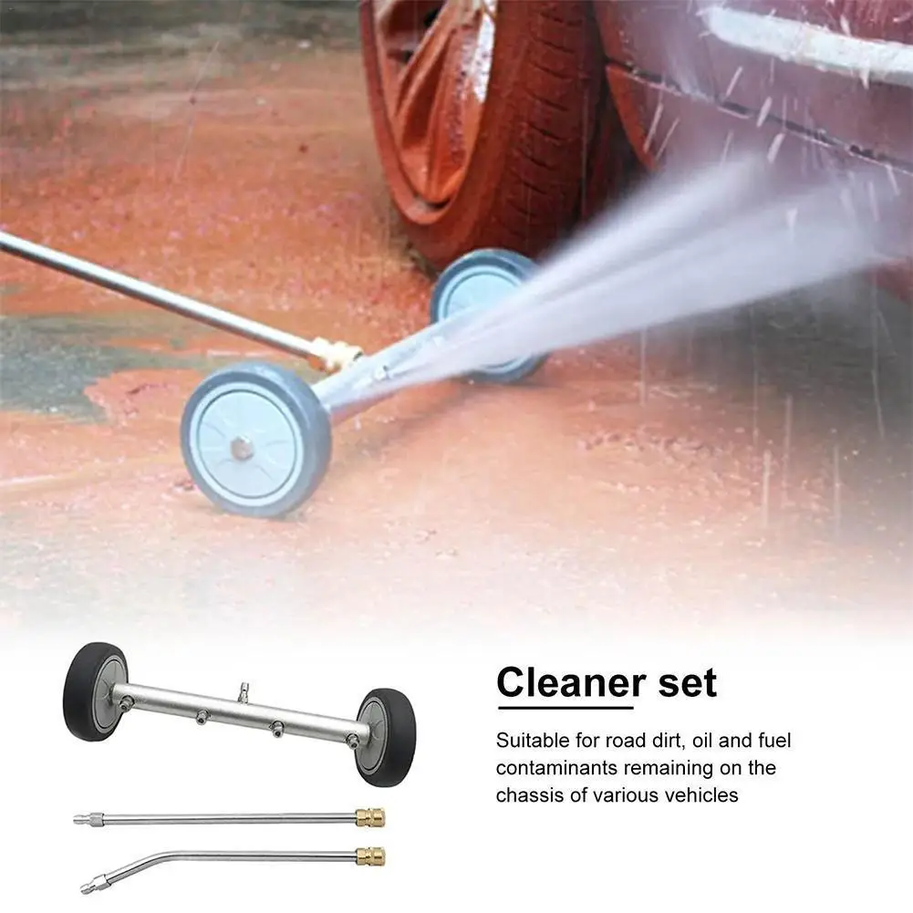 

High Pressure Water Gun Cleaner Chassis Cleaning Under Car Washer Road Cleaning Machine Nozzles 4 Adapter Kit Car Wash Tools