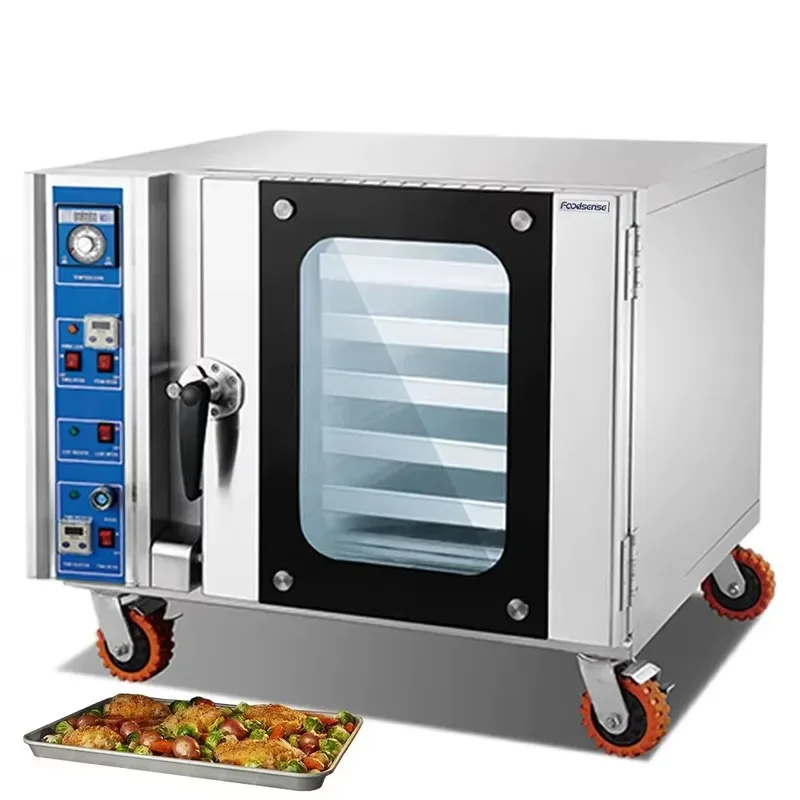 Commercial Electric Convection Oven 5 Layer Tray Stainless Steel Pizza Bread Baker Hotel Equipment