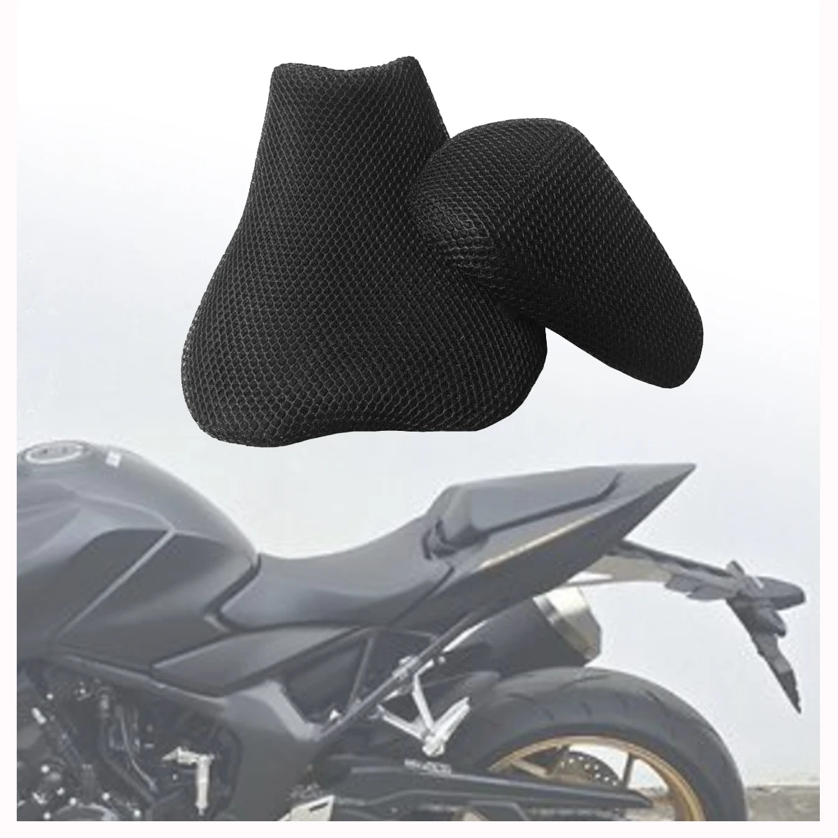 Compatible with CB1000 Hornet SP Rear Seat Cowl Protectors Mesh Seat Cover Cushion Guard Sun-Proof Insulation Net