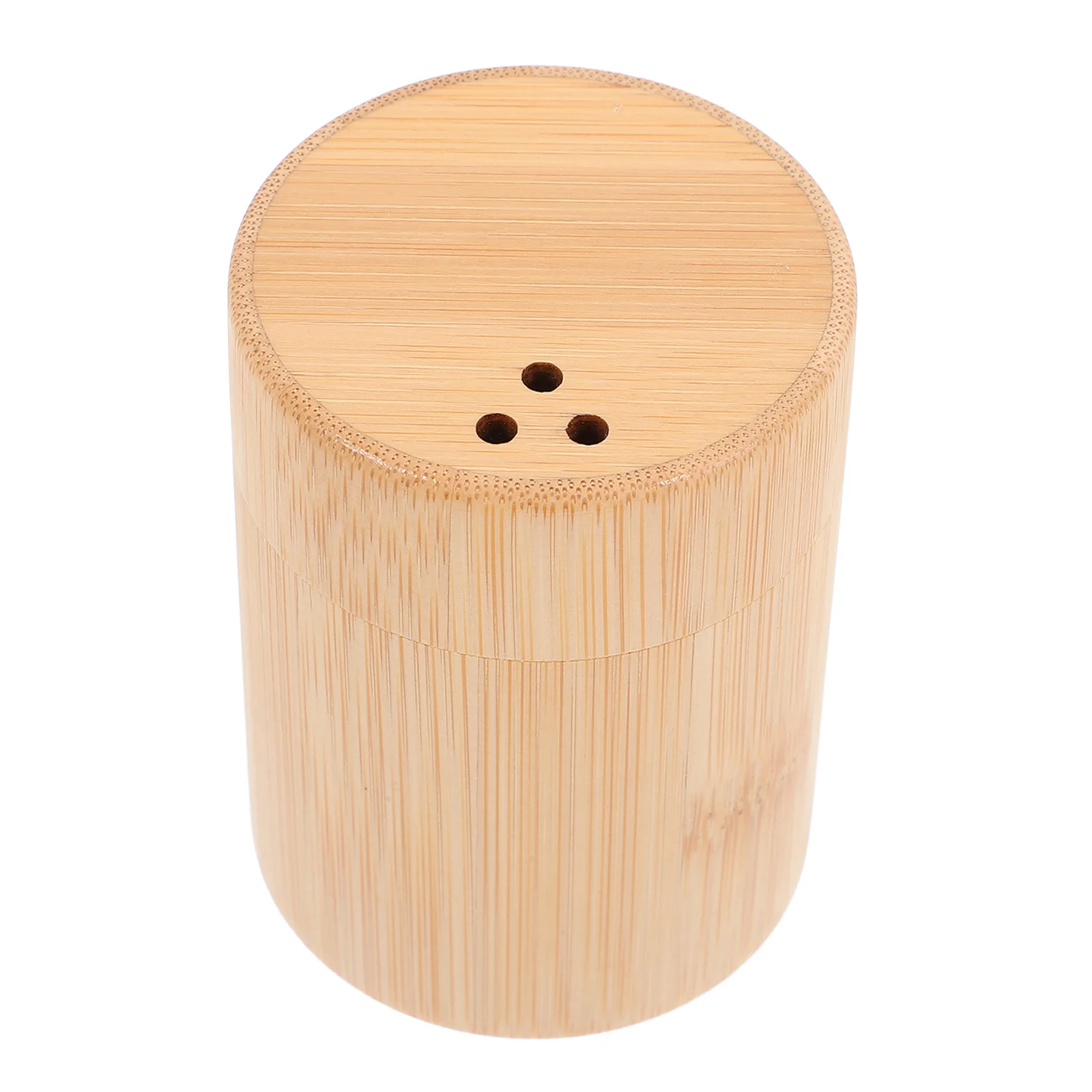 

Toothpicks Holder Dispenser Creative Toothbrush Bamboo for Home Brown Container Travel