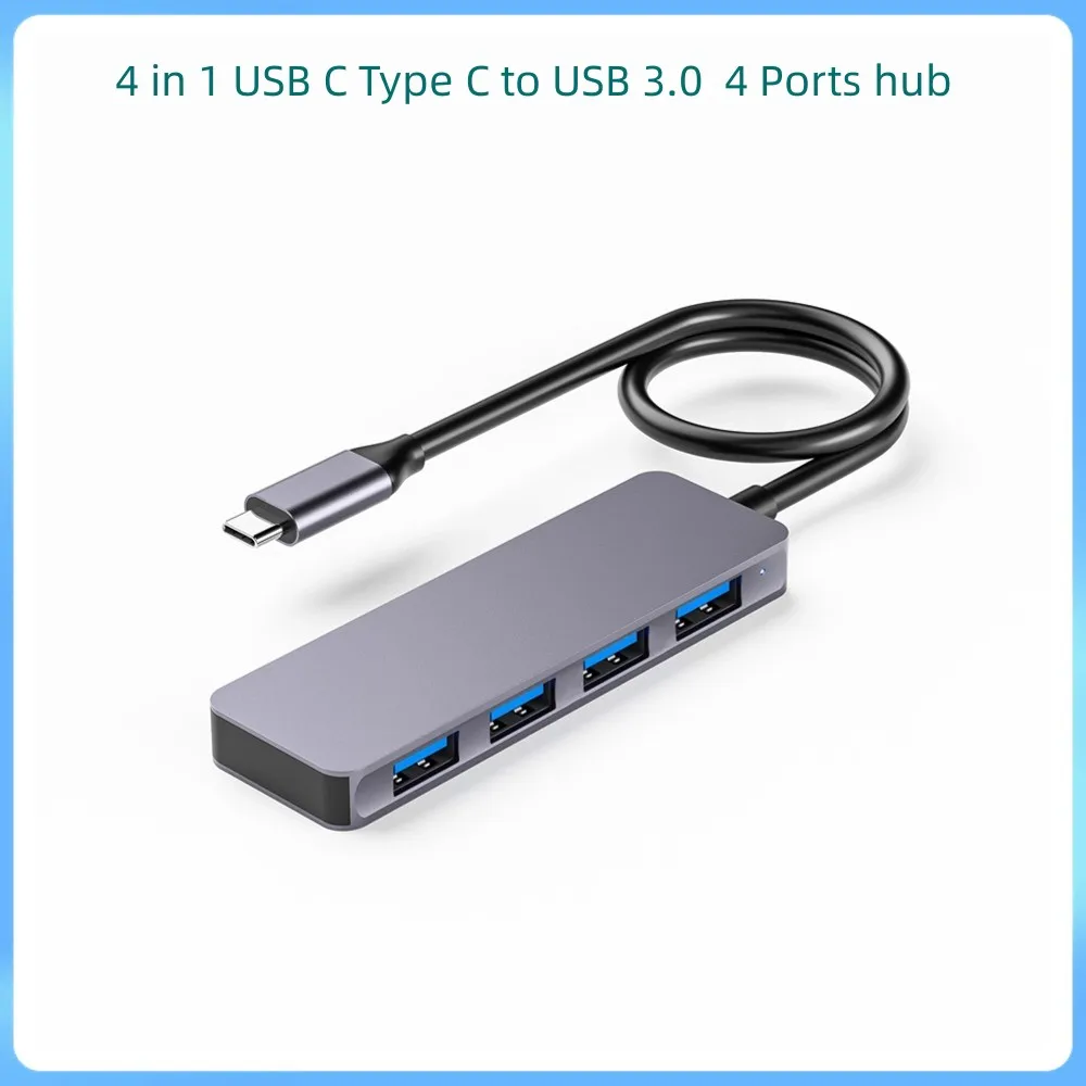 

4 в 1 USB C концентратор док-станция Тип C на USB 3,0 4 порта разветвитель адаптер для Macbook Pro Huawei Matebook ноутбук ПК