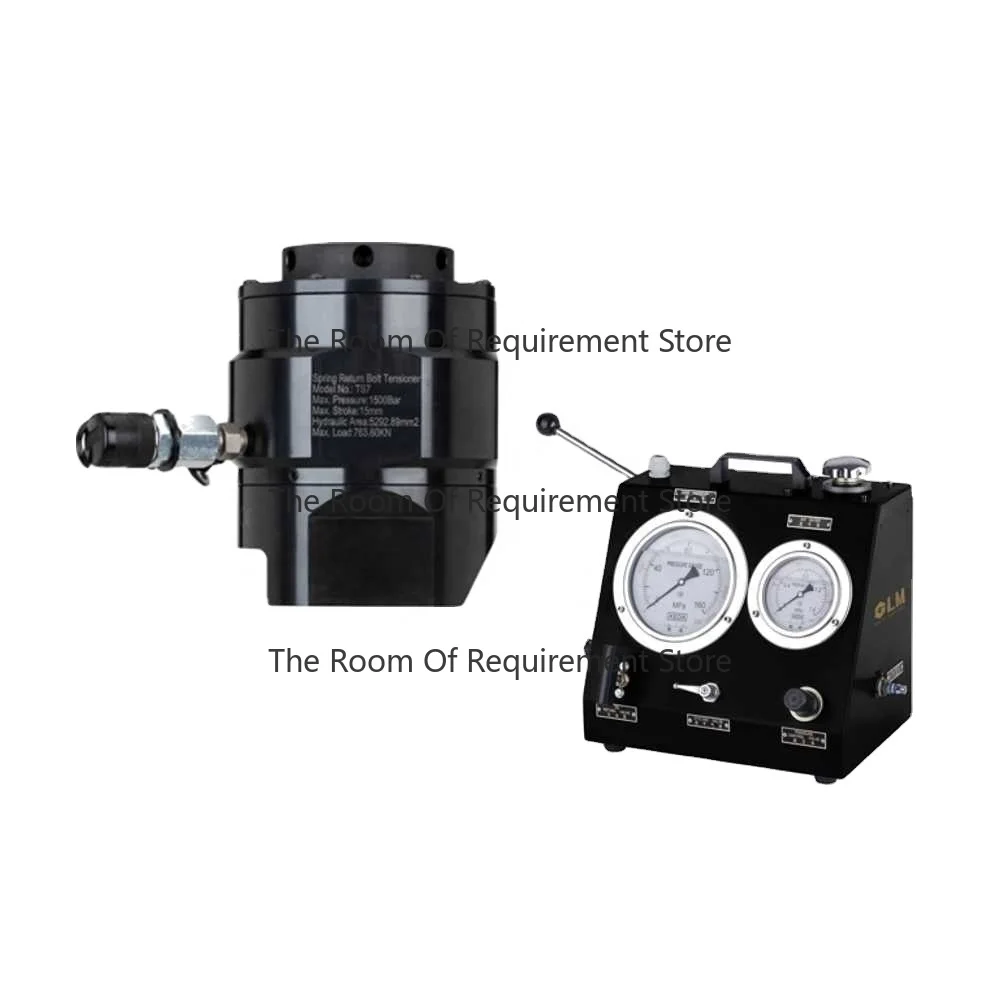 High Pressure 1500 Bar Pump Manual Hydraulic Jack with 50T Capacity Load Adjustable Lift Height for Steel Pneumatic Tensioner