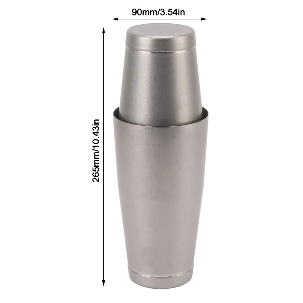 304 Stainless Steel Boston Shaker Set Leak-Proof 2 Section Design Weighted Cocktail Shaker Professional Bar Shaker