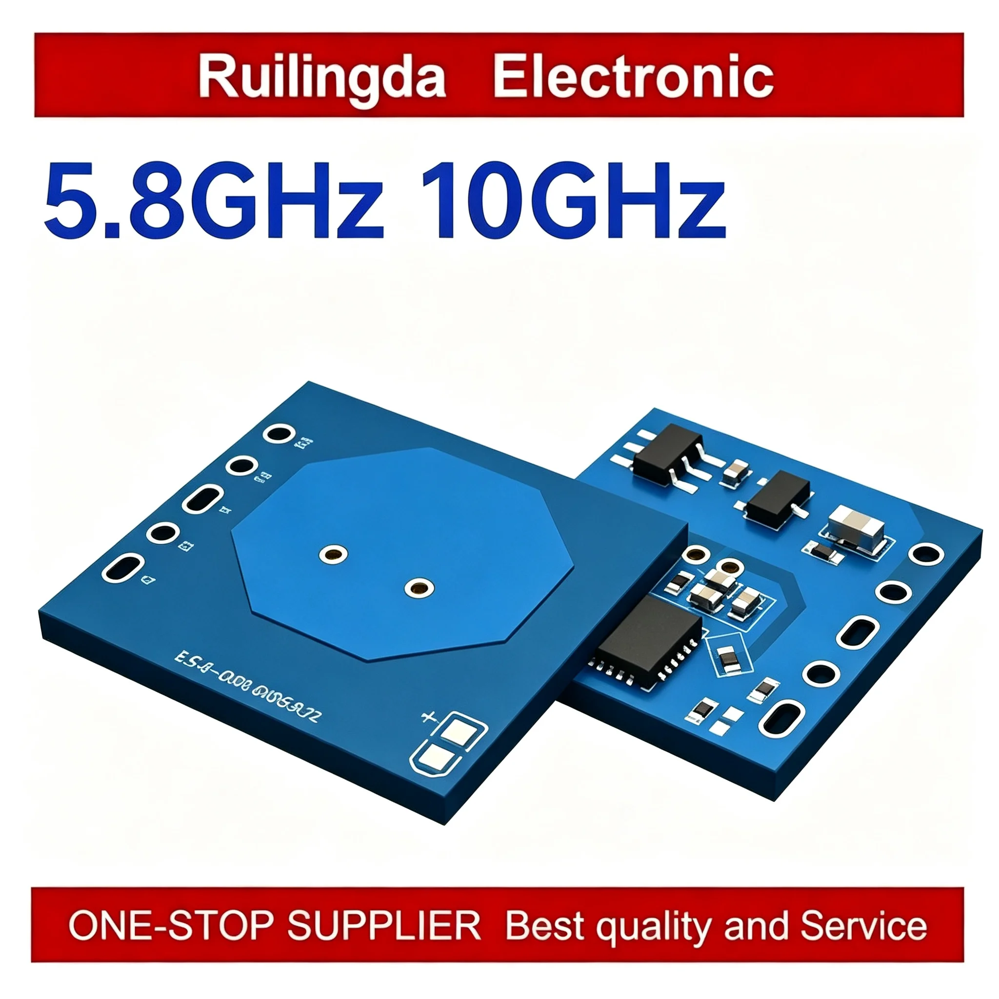 5.8GHz 10GHz Micro-Motion Sensor Module E54-10LD06A E54-05LD06A Radar Module Low Power Consumption Human Detection