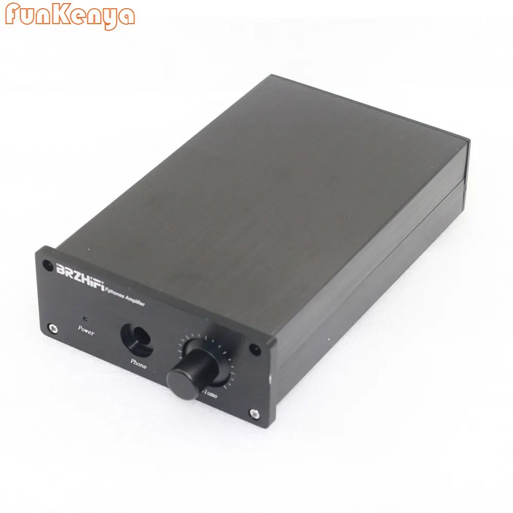 W155 H60 D241 Anodized Aluminum Preamplifier Chassis Power Supply Case Preamp Amplifier Knob DIY Ecnlosure Audio Rear Class Amp