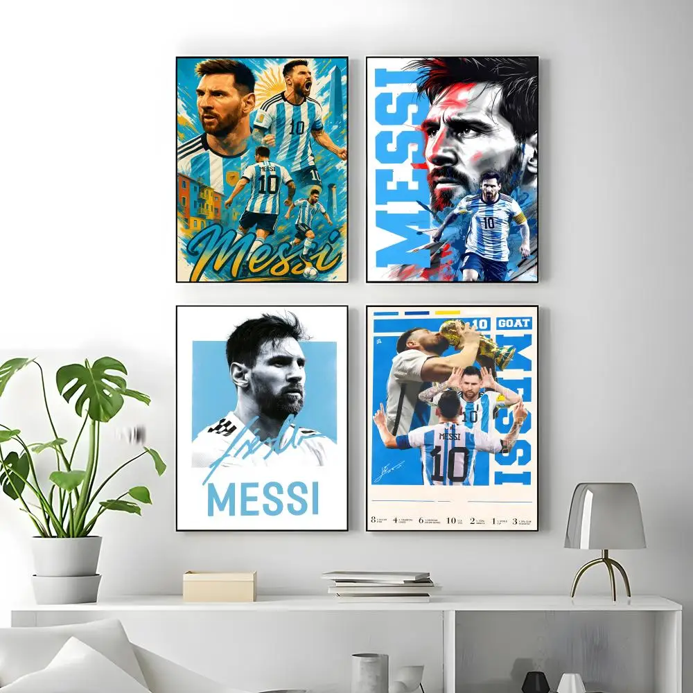 Athlete Lionel Messi Poster Classic poster and wall art prints are suitable for living rooms, bedrooms,and home