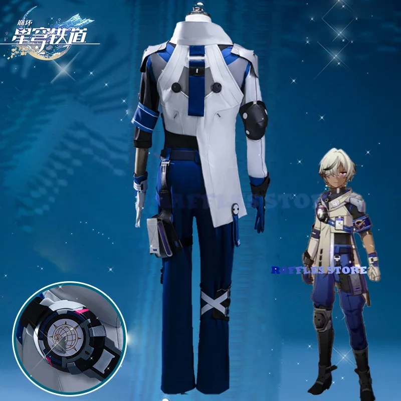 Honkai Star Rail Arlan Cosplay Wig Costume Male Honkai Impact Blade Wig Full Suits Halloween Wigs Cosplays Fullset New Game