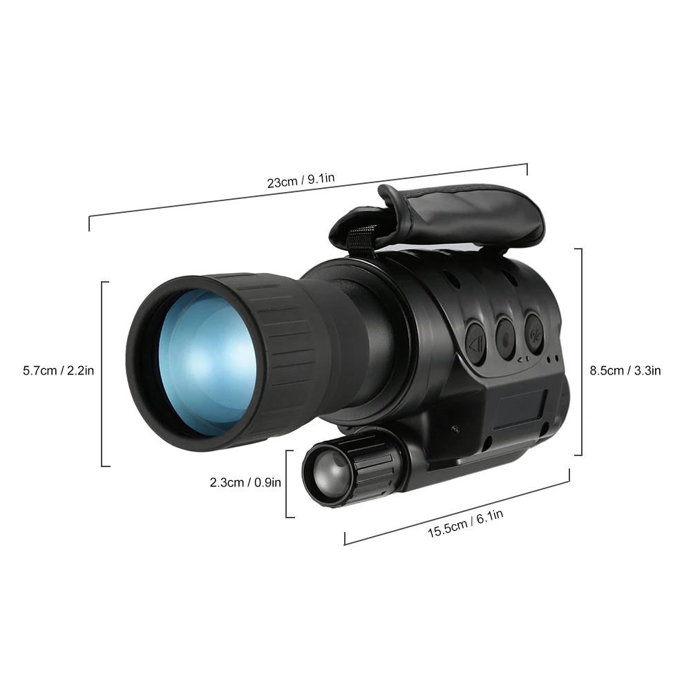 6x50 Digital IR Infrared Telescope Night Vision Device Waterproof Monocular with Camera & Camcorder Function Telescopio with Bag