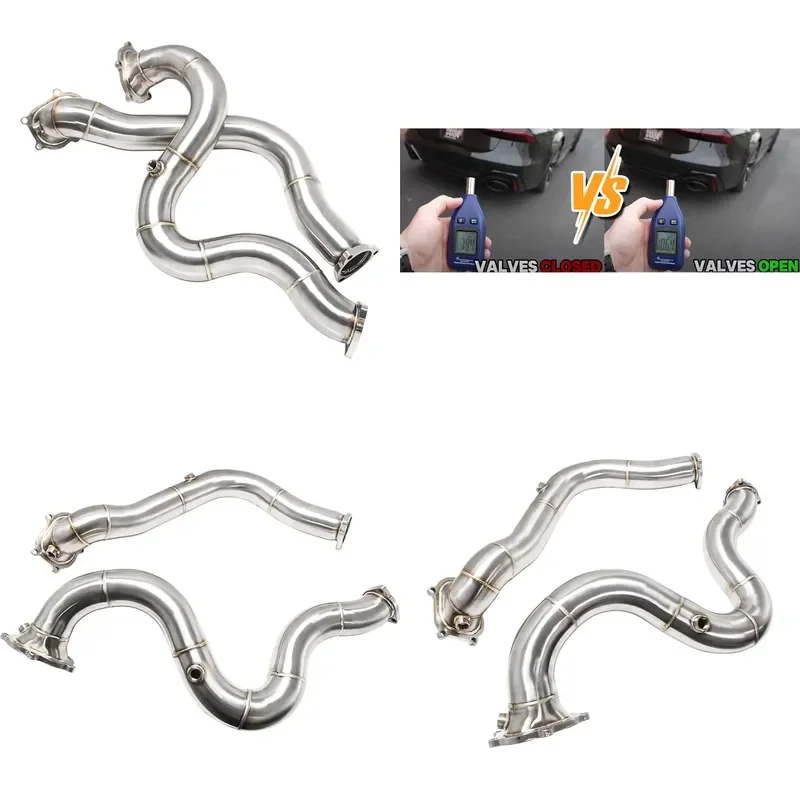 KYOSTAR for Audi C7 C7.5 RS7 RS6 S6 S7 4G 4.0T TFSI QUATTRO 2012-2018 Race Down Pipes Downpipe