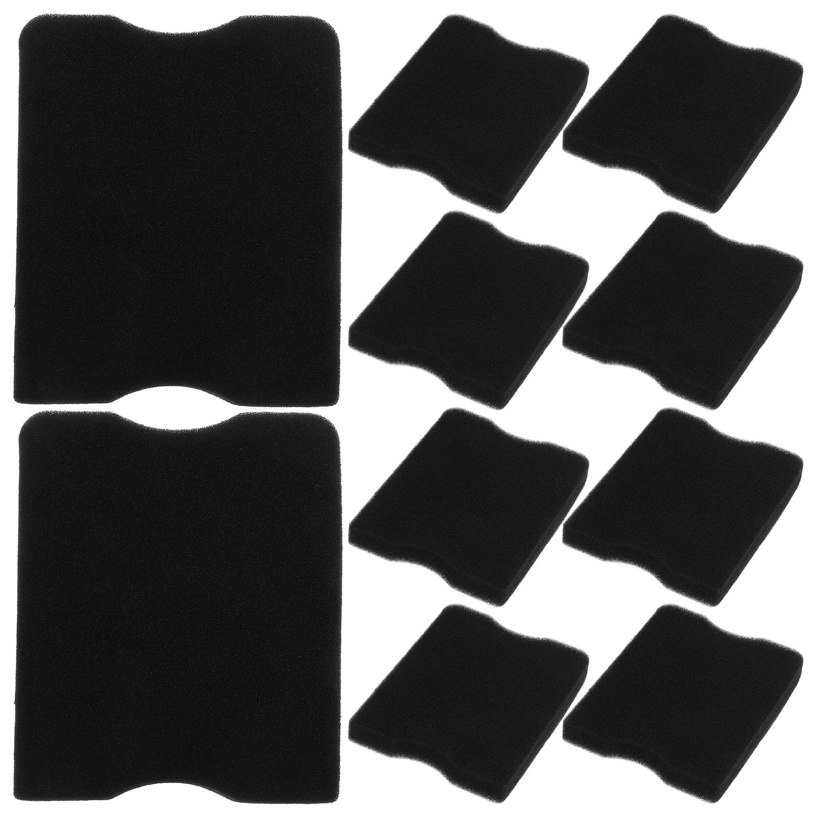 

10 Pcs Air Filter for Mower Lawn Sponge Grass Accessories Garden Black Equipment