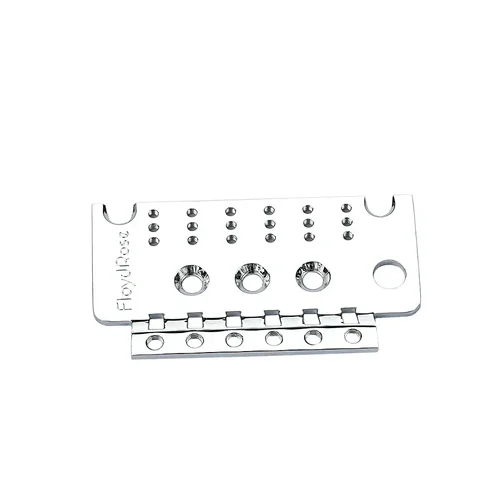 Imagen 2 del producto Guitarra eléctrica de aleación de alta calidad, piezas de repuesto de placa de puente trémolo de 6 cuerdas, piezas y accesorios de guitarra, negro/dorado/plata