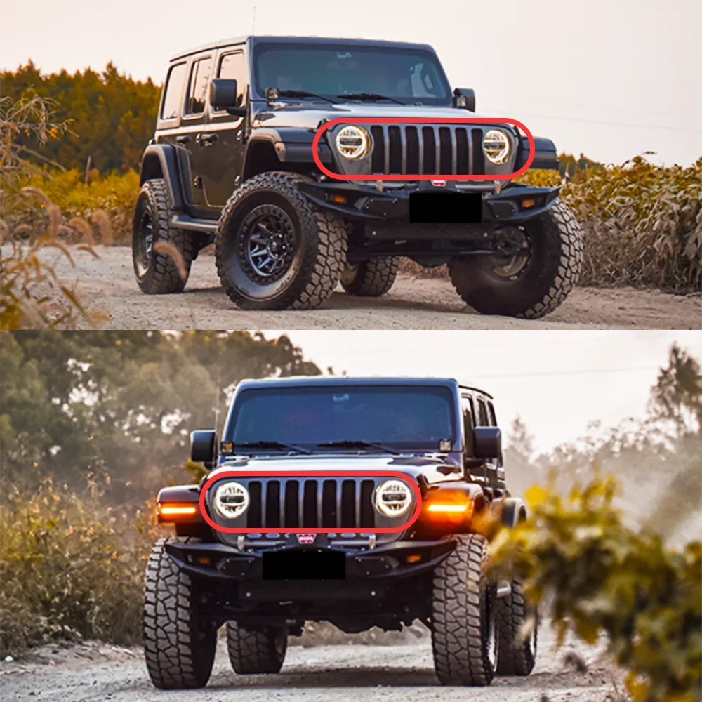 Lâmpada de cabeça LED de feixe alto/baixo de 9 polegadas