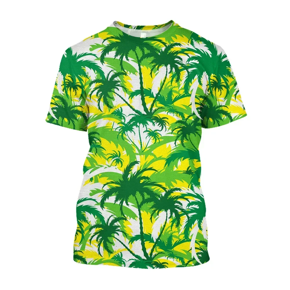 Hawaiian-style Men's Printed Casual Wear, a Trendy Summer Fashion Trend, Loose and Comfortable