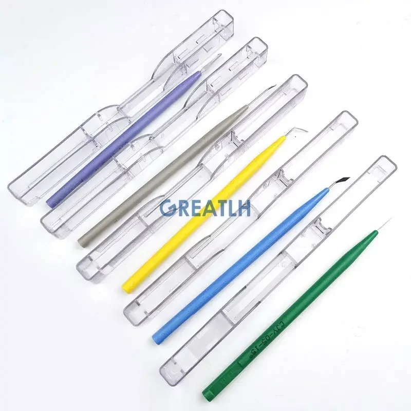 Ophthalmic Disposable Surgical Knife Crescent Knife Ophthalmic Micro Surgical Instruments 5pcs/set