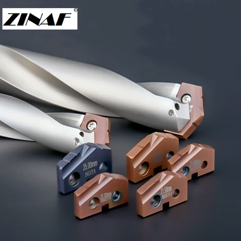 Imagem -04 - Carboneto de Tungstênio Insere Broca Coroa Broca Carboneto de Tungstênio Insere Hss pó Inserir Buraco Profundo Cabolsa 9.5114 mm 1pc