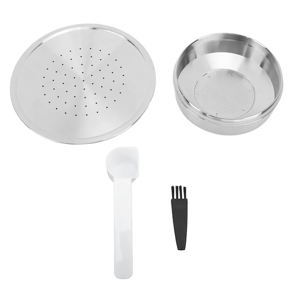 Stainless Steel Material Reusable Coffee Pods Detachable Structure Easy Clean Feature Refillable Coffee Capsule Fine Mesh Design