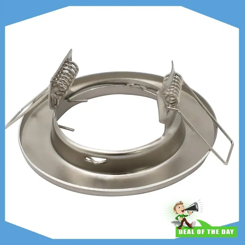 24-Hour Delivery Round Satin LED Recessed For Ceiling Light Mounting Frame Spotlight Fittings Downlight For Ceiling Spotlight MR