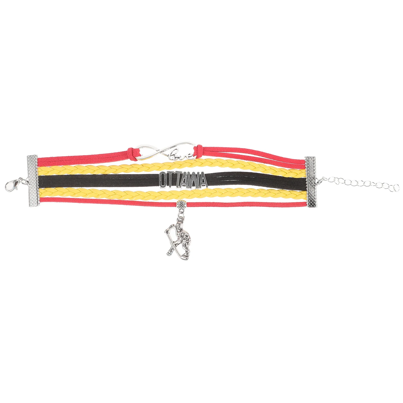 

National Flag Bracelet German Flag Creative Lightweight Comfortable Fashion Bracelet Decor Suitable for Men Women Gift Daily