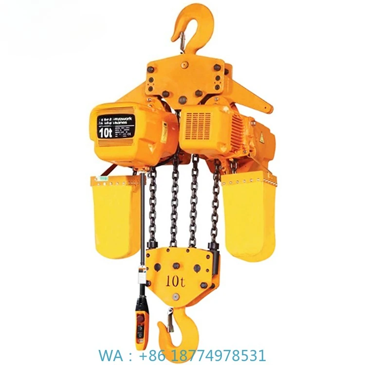 Machine Price Electric Hoist Crane 2 Tons Small Electric Pulley Chain Hoist
